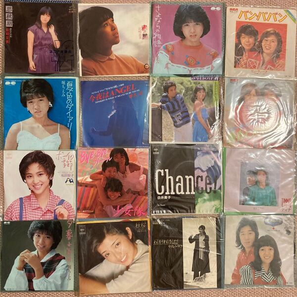 80枚 邦楽EPレコード(7インチシングル盤)まとめ売りセット P