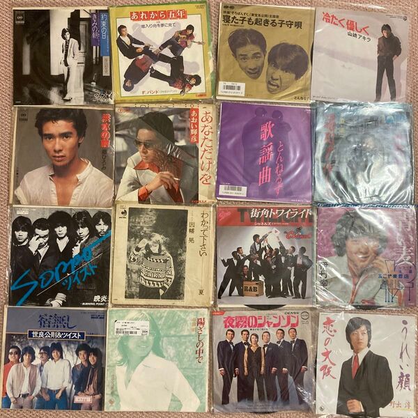 80枚邦楽EPレコード(7インチシングル盤)まとめ売りセット Q