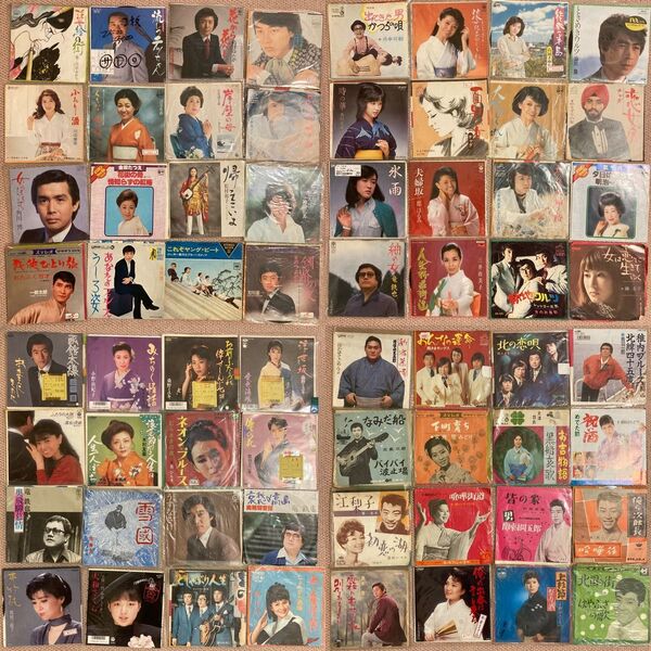 昭和歌謡 演歌 EPシングルレコード 80枚セット U