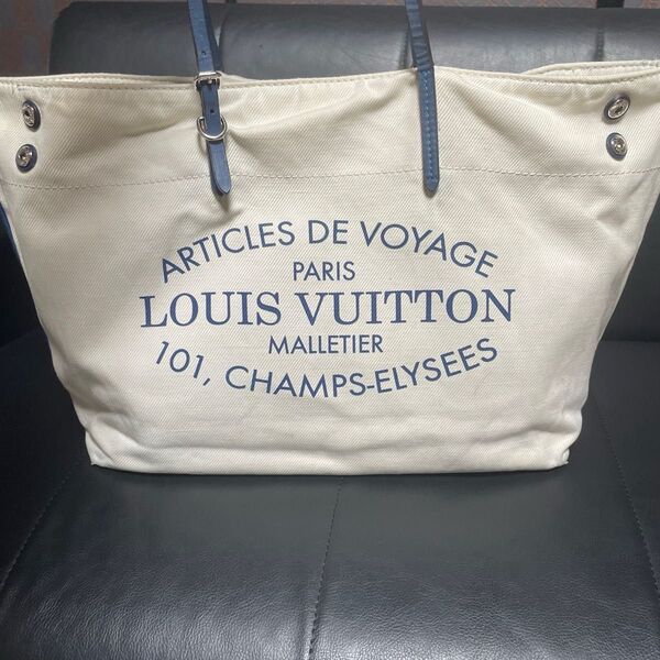 LOUIS VUITTON ルイヴィトン サマーコレクション カバMM トートバッグ中古品