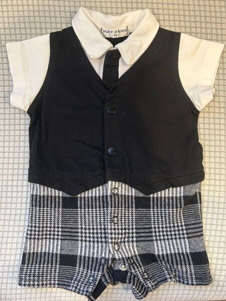 男の子 カバーオール 半袖 ベビー服 フォーマル セットアップ 結婚式