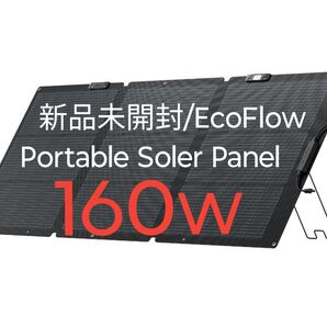 新品未開封/EcoFlow エコフロー 160W 片面ソーラーパネル Gen2 ソーラーチャージャー 太陽光発電