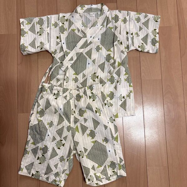 アプレレクール 甚平 男の子 キッズ 上下セット 110