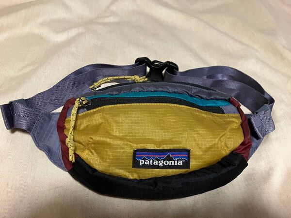 美品 FA16 patagonia ライトウェイトトラベルミニヒップパック ウエストバッグ ウエストポーチ マルチカラークレイジー