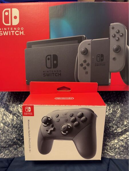 Nintendo Switch グレー 本体(新型)Nintendo Switch Proコントローラーセット