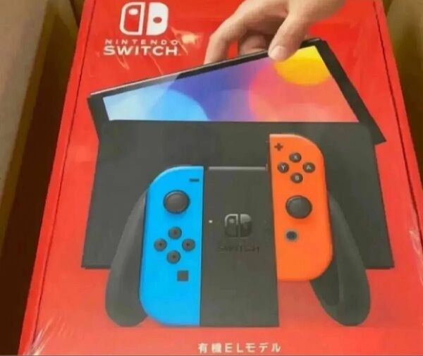 新品未開封 Nintendo Switch 有機ELモデル ネオンレッド ネオンブルー ニンテンドースイッチ A005