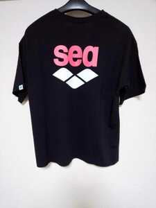 ARENA WIND & SEA コラボ Tシャツ 黒 Mサイズ 新品未使用 正規品 ウィンダシー アリーナ　