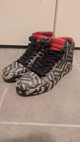 GUCCI GGスプリーム ハイカットスニーカー