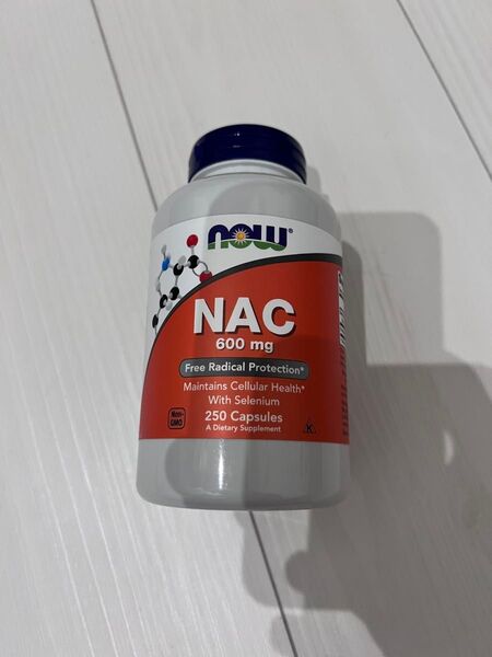 大容量 NAC 600mg 250粒 NOW FOODS ナウフーズ サプリメント