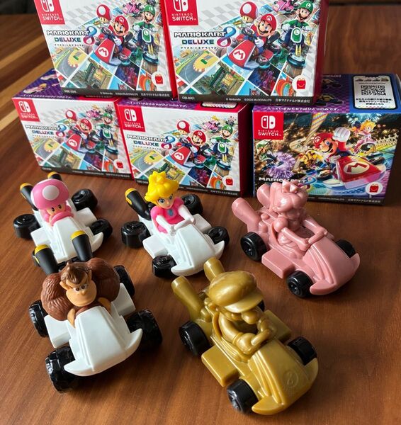マリオカート ミニカー ハッピーセット おもちゃ まとめ売り 5台セット
