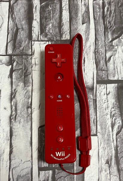 【wii】Wiiリモコンプラス (アカ) 任天堂 Nintendo 赤 動作確認済み