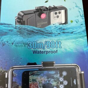 iPhone用防水ケース 水中撮影 スマホ用 水深30m