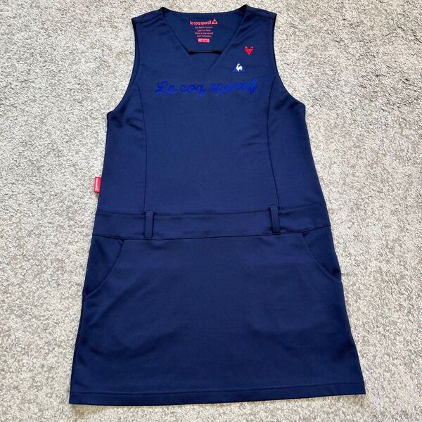 Le coq sportif ゴルフ ワンピース Lサイズ ネイビー