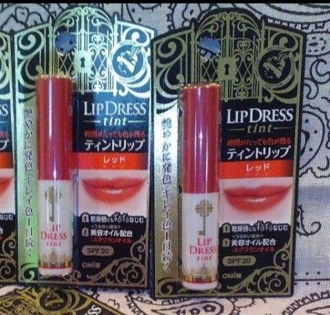 リップドレスティント☆レッドカラーリッチ2個セット