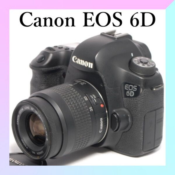 大人気フルサイズモデル Wi-Fi搭載 Canon EOS 6D レンズキット