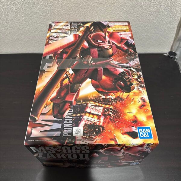 MG シャア専用ザク Ver2 未組立 機動戦士ガンダム バンダイ Ver プラモデル MS-06S ザクⅡ