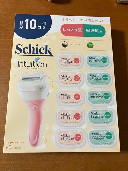 シック イントゥイション クラブパック 本体刃付+替刃10個