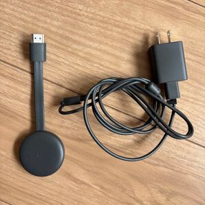 Google Chromecast (第3世代) 電源アダプタ等 Google TV接続