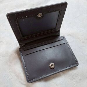 カードケース・免許証ケース・マイナンバーケース 名刺 定期券 グレー プレゼント 旅行