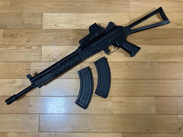 フルメタル電動ガン ak74 KTR Krebsカスタム ブローバック仕様 多弾マガジン2本付