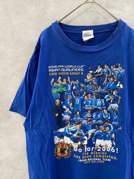 ドイツW杯 サムライブルー 記念Tシャツ 日本代表 サッカー ユニフォーム