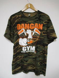 DANGAN GYM dangan Jim boxing 20th Anniversary T-shirt camouflage L size 