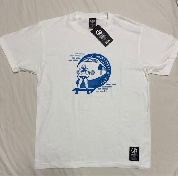 新品未使用 キン肉マン テリーマン 新幹線アタック Tシャツ メンズ SHINKANSEN ATTACK メンズM