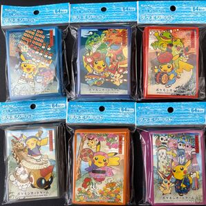 新品未開封 ポケモンセンタートウホク デッキシールド6個全種類セット