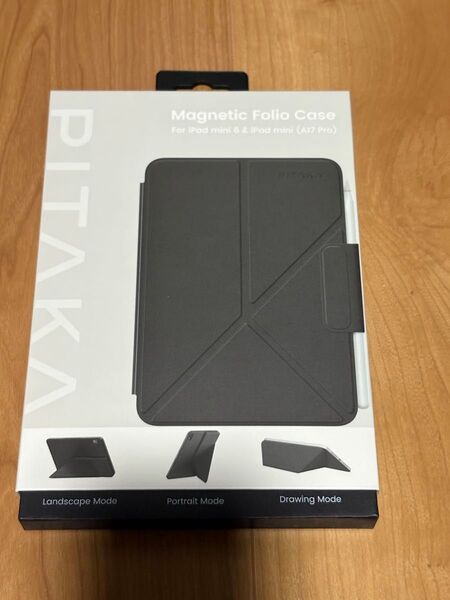 美品 PITAKA ピタカ iPad mini7 & 6 ケース 黒 ブラック
