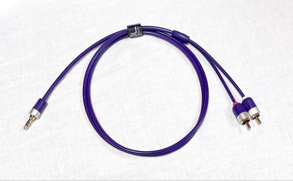 FURUTECH ADL iD-35R/1.2m 3.5mm ステレオミニ to RCA ケーブル 銀メッキα-OCC フルテック