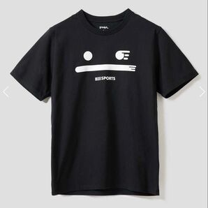 【新品未使用】グラニフ ビューティフルシャドー ズームスポーツ Tシャツ ユニセックス 男女兼用 ブラック Lサイズ