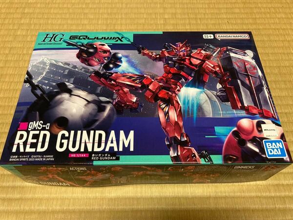ガンプラ 未組立 HG 1/144 機動戦士Gundam GQuuuuuuX 赤いガンダム gMS-α バンダイ ジークアクス