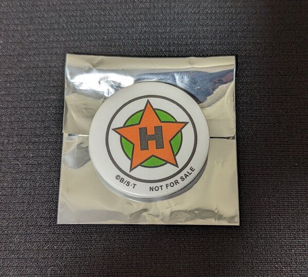ドラゴンボール flowering マット缶バッジ オレンジハイスクール 非売品