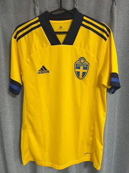完売品★スウェーデン代表 ユニフォーム★2020-21 Home adidas アディダス サッカー 半袖 EURO2024 M