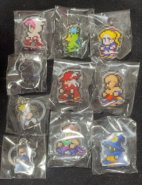 FF ファイナルファンタジー ピクセルリマスター アクリルスタンド めじるしチャーム 10個セット