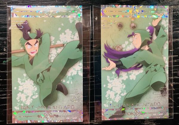 忍たま乱太郎 トレーディング箔押しチケットカード アニメイトカフェ ドクタケ忍者隊の最強の軍師 映画 立花仙蔵 潮江文次郎
