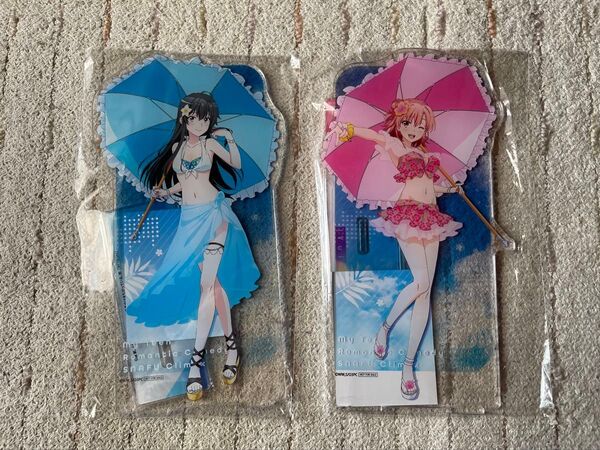 やはり俺の青春ラブコメはまちがっている。 ラッキー缶バッジBOX vol.2 ゴールド BIGアクリルスタンド 雪乃&結衣