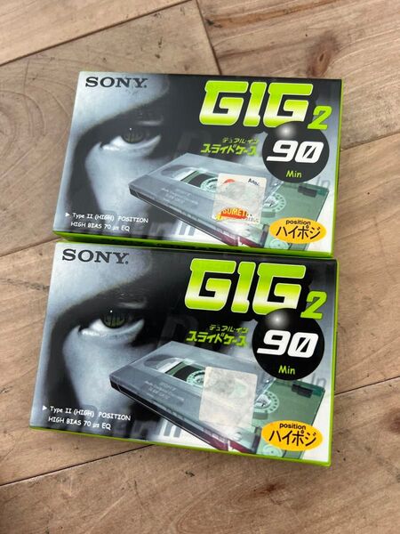 ソニー SONY GIG2ハイポジション ハイポジ カセットテープ 90分 C-90GIG2E