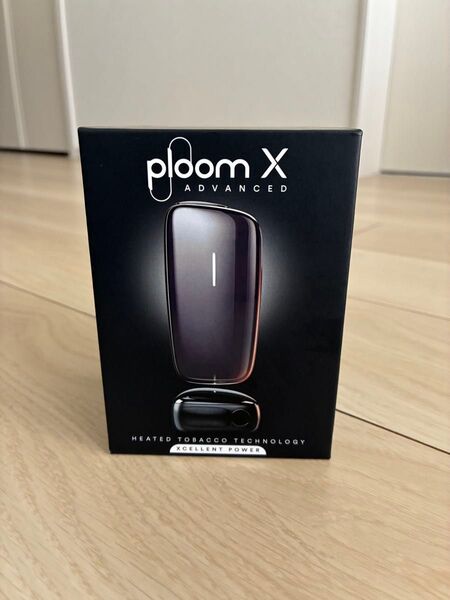 【美品】プルームエックス アドバンスド・スターターキット<ブラック>/ 加熱式タバコ たばこ 本体 デバイス