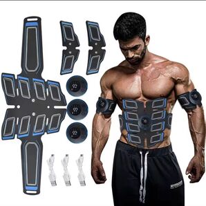 EMS腹筋ベルト電動マッスルトレーナー、ポータブルマッサージャー