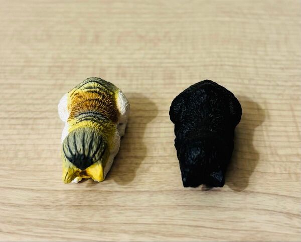 ごめん寝コ マグネット&ストラップ~三毛猫は福を呼ぶ編~ 三毛猫 黒猫 2匹セット フィギュア