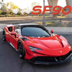 【新品 未使用】フェラーリ スパイダーSF90 ダイキャスト ミニカー 1/32