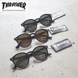 ☆【2025年継続モデル・新品】THRASHER スラッシャー CIELO 偏光サングラス 男女兼用 1021-BK-GNP