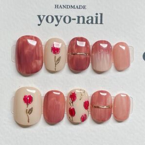 【サイズ変更無料】ネイルチップ 【ベリーショート 】ニュアンス