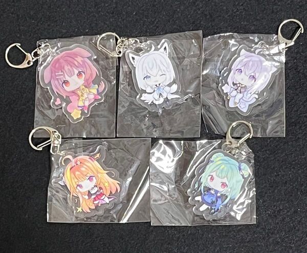 両面アクリルキーホルダー 5点 まとめ売り ホロライブ