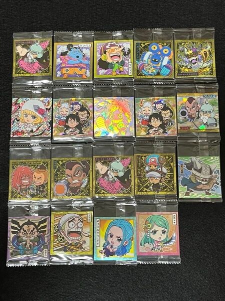 UGRルフィ他まとめ売り USJコラボポーチ付き! 大海賊シール ウエハース 未開封 ワンピース