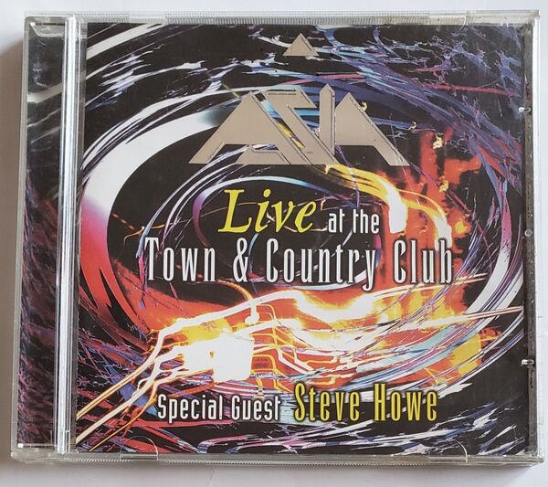 輸入盤 コレクターズ・アイテム エイジア Live at the Town & Country Club ゲスト スティーブ・ハウ