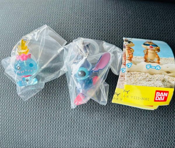 ディズニーキャラクター めじるしアクセサリー SUMMER スティッチ スクランプ