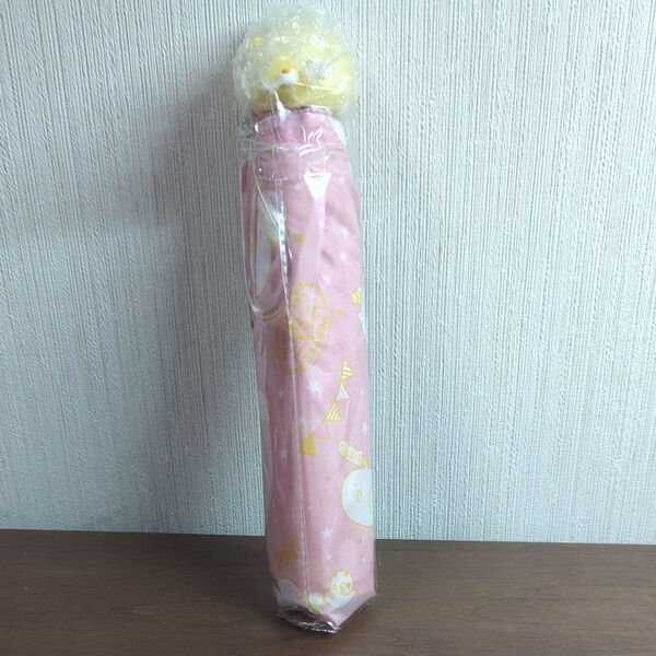 すみっこぐらし ねこアイス ダイカット 折りたたみ傘ライトピンク 50cm