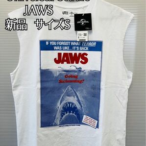 UNIQLO jaws ジョーズ S ノースリーブ ユニクロ